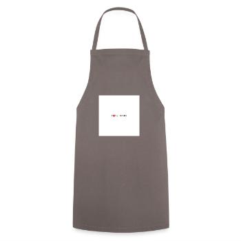I love germany - Kochschürze - Grau - Vorne - AI Model Male 185 dark (185cm)