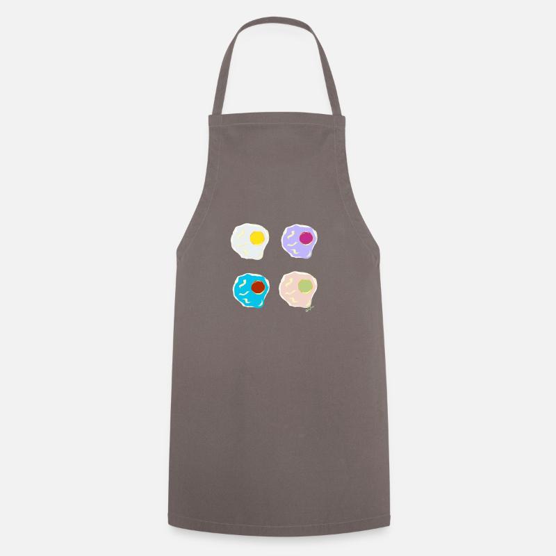 To Maria G. with affection. - Cooking Apron - grey