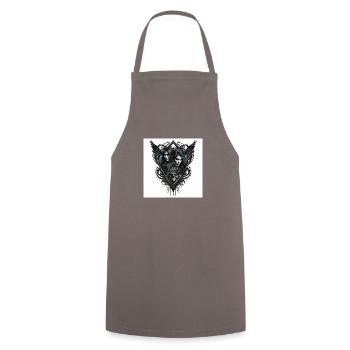 jumelles de l' ombre - Tablier de cuisine - gris - Devant - AI Model Male 185 dark (185cm)