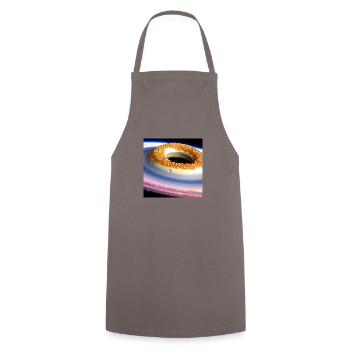 Donut Planet: L’univers le plus mignon de tous les temps! - Tablier de cuisine - gris - Devant - AI Model Male 185 dark (185cm)
