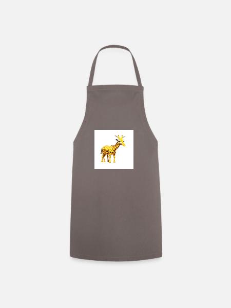 Happy Giraffe - Kochschürze - Grau