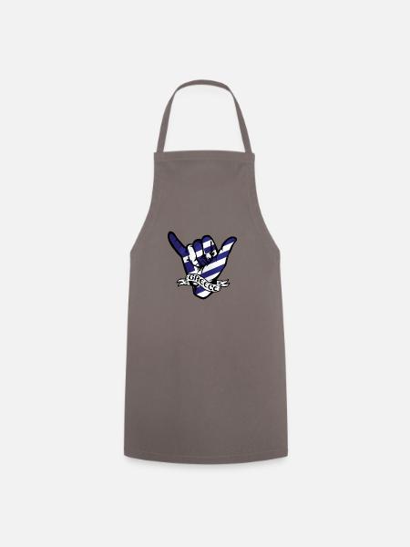Greece Shaka - Kochschürze - Grau