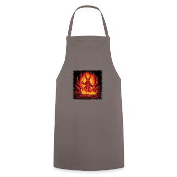 Dog Breed Jokes Sayings Easter Egg Present Idea - Cooking Apron - grey - Front - AI Model Male 185 dark (185cm)