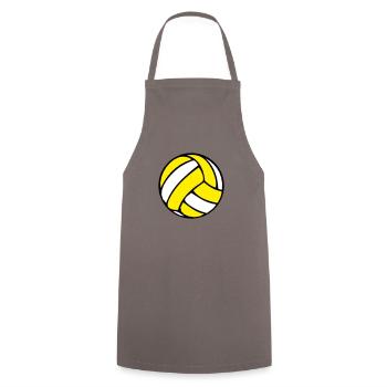 Volleyball BeachVolleyball Beachball 2 0 - Kochschürze - Grau - Vorne - AI Model Male 185 dark (185cm)