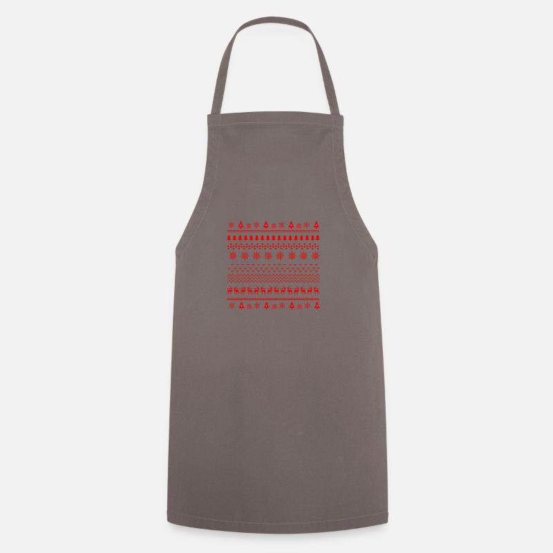 Idée cadeau Noël - Tablier de cuisine - gris