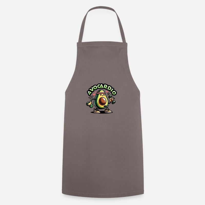 Avocardio - Tablier de cuisine - gris