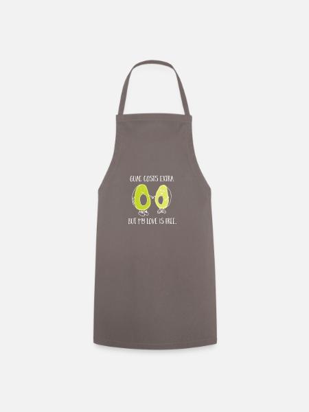 Guacamole Liebe - Kochschürze - Grau