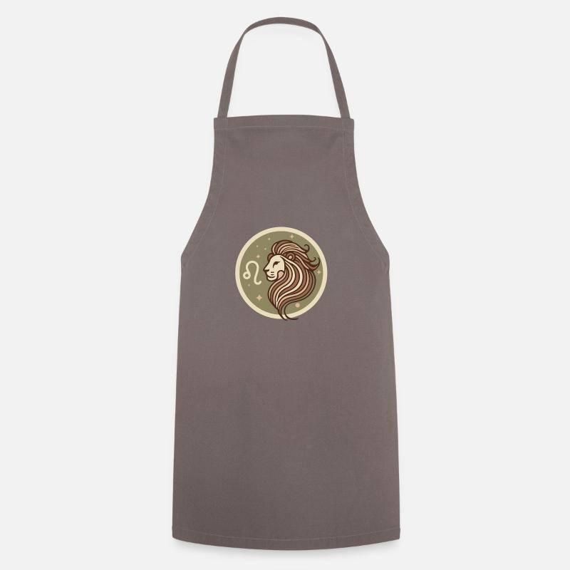 Design « Majesté dorée » - Tablier de cuisine - gris
