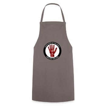 Shoplifters unite! - Cooking Apron - grey - Front - AI Model Male 185 dark (185cm)