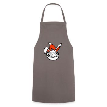 Bunny Ski Goggles Ski Bunny Skiing Ski Goggles Cap - Cooking Apron - grey - Front - AI Model Male 185 dark (185cm)