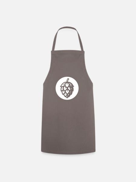 Hopfen Symbol - Kochschürze - Grau