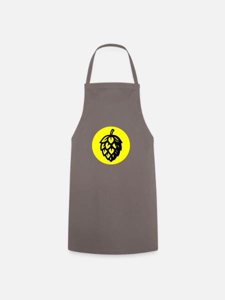 Hopfen Symbol - Kochschürze - Grau