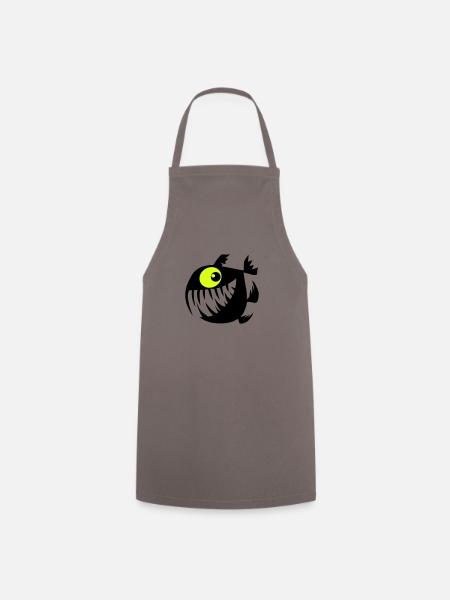 Merry Perry - Cooking Apron - grey
