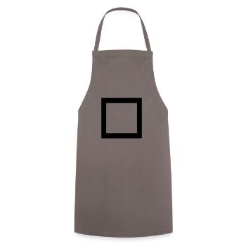 rechteck - Cooking Apron - grey - Front - AI Model Male 185 dark (185cm)