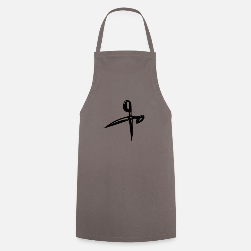 Ciseaux - Tablier de cuisine - gris