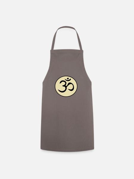 Om - Cooking Apron - grey