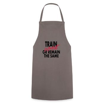 Train Insane Or Remain - Kochschürze - Grau - Vorne - AI Model Male 185 dark (185cm)