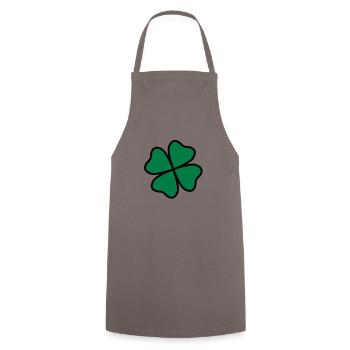 Clover - Cooking Apron - grey - Front - AI Model Male 185 dark (185cm)