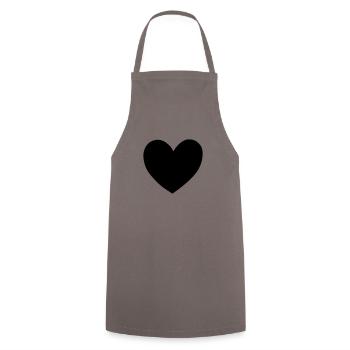 Herz Symbol Liebe süß Herzen rosa Zeichnung Vektor - Kochschürze - Grau - Vorne - AI Model Male 185 dark (185cm)