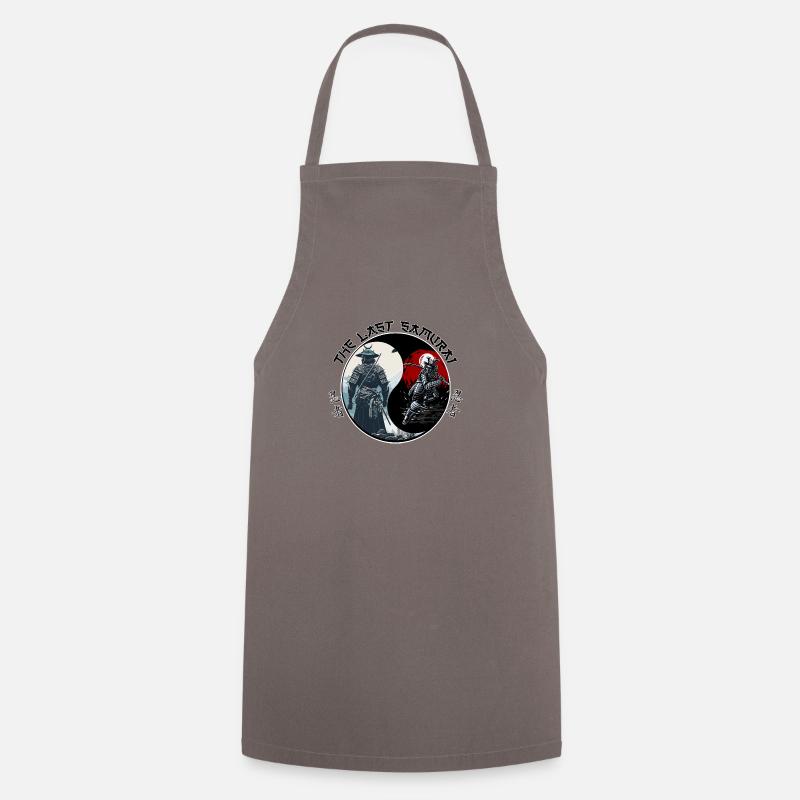 ying yang samurai - Tablier de cuisine - gris