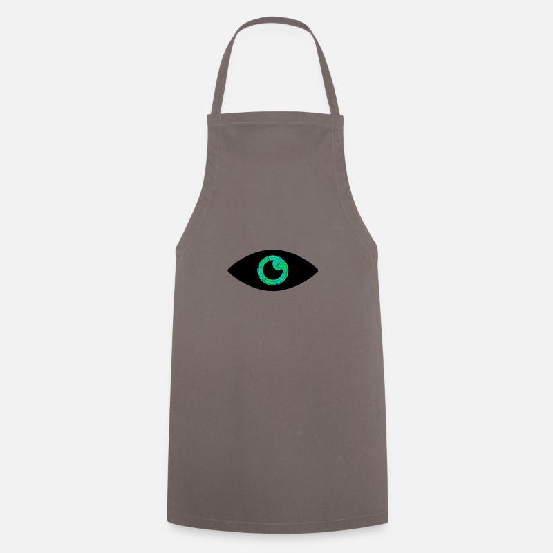 œil - Tablier de cuisine - gris