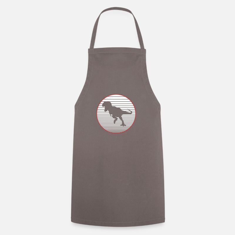 T-Rex - Kochschürze - Grau