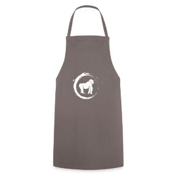 gorilla - Cooking Apron - grey - Front - AI Model Male 185 dark (185cm)