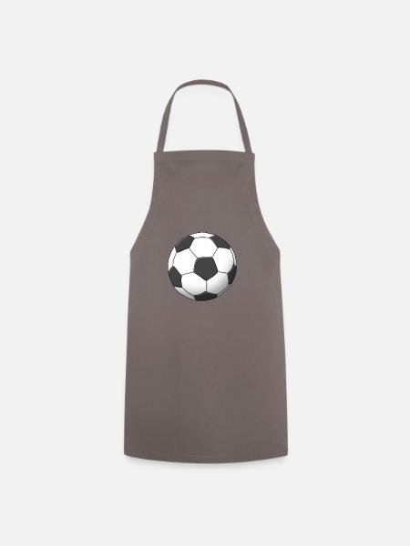 Fußball - Kochschürze - Grau
