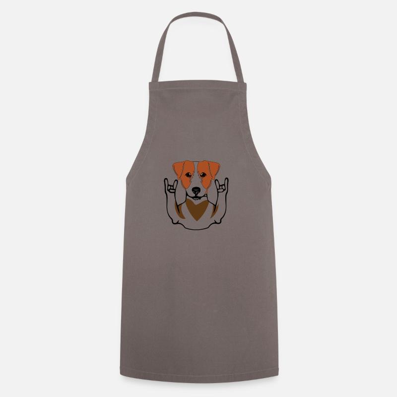 JACK RUSSELL - Tablier de cuisine - gris