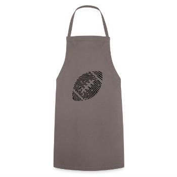Empreinte digitale ADN ADN Ballon de rugby de football américain - Tablier de cuisine - gris - Devant - AI Model Male 185 dark (185cm)