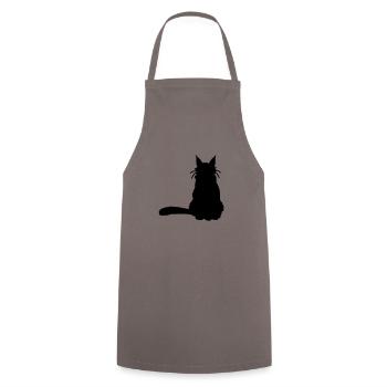 cat - Tablier de cuisine - gris - Devant - AI Model Male 185 dark (185cm)