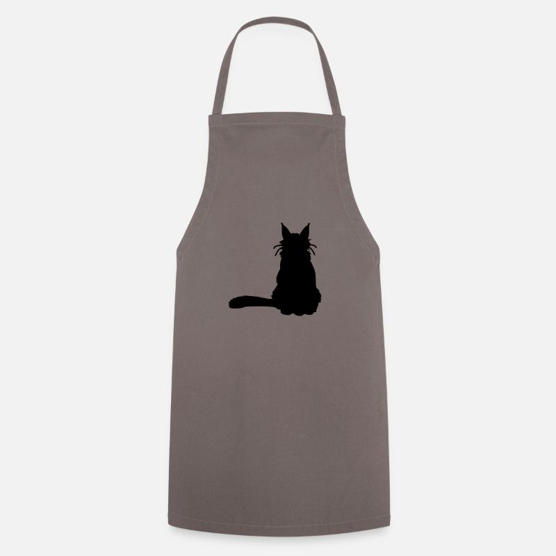 cat - Kochschürze - Grau