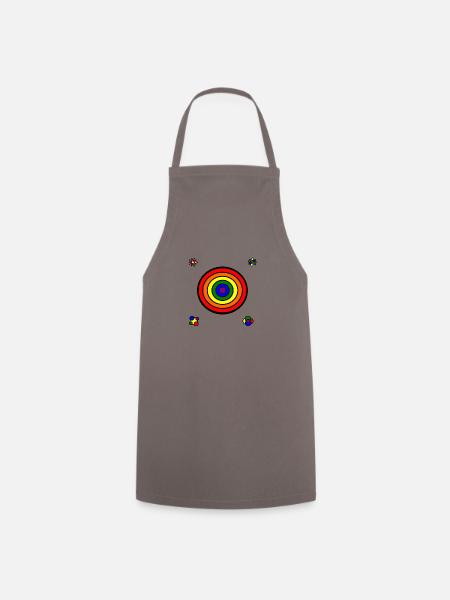 Rainbow designs - Kochschürze - Grau