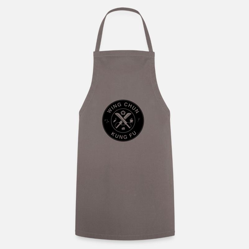 wing chun kung fu - Cooking Apron - grey