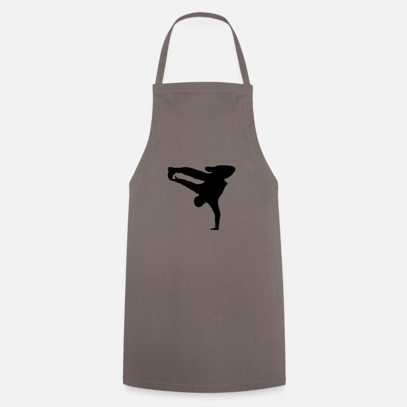 Breakdancer, B-Boy - Tablier de cuisine - gris