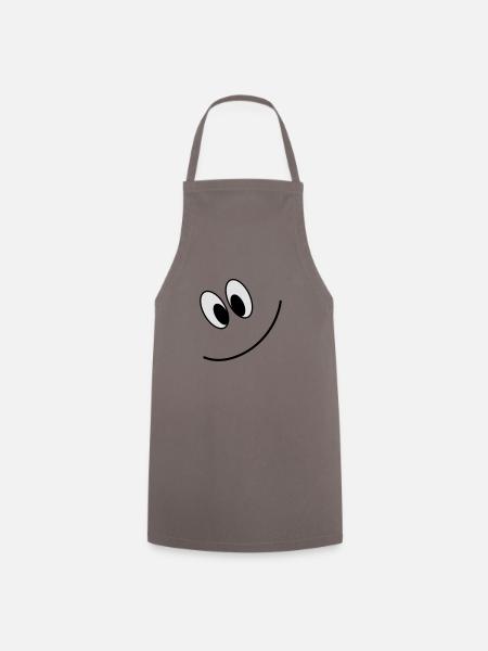 Smile 2 - Cooking Apron - grey