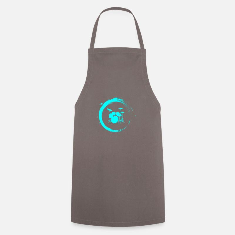 batterie - Tablier de cuisine - gris