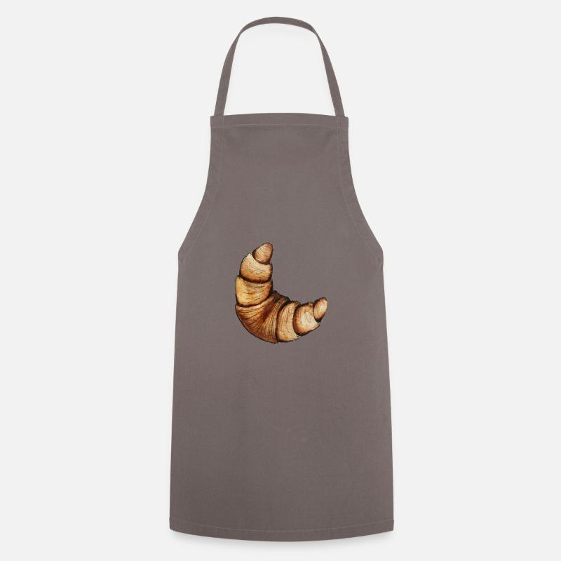 croissant - Cooking Apron - grey