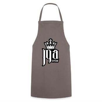 Jga Crew Junggesellenabschied - Kochschürze - Grau - Vorne - AI Model Male 185 dark (185cm)