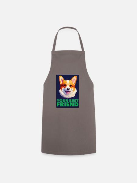 your best friend - Kochschürze - Grau