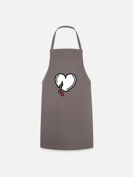 Amour sanglant - Tablier de cuisine - gris