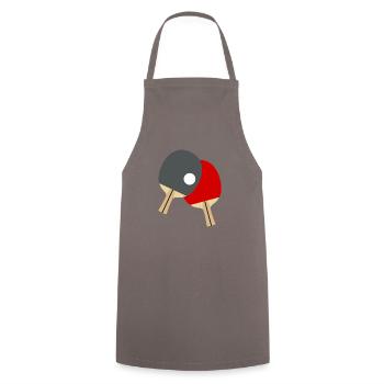 Raquette de ping-pong / Ping Pong - Tablier de cuisine - gris - Devant - AI Model Male 185 dark (185cm)