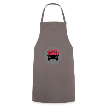 Taxi - Cooking Apron - grey - Front - AI Model Male 185 dark (185cm)
