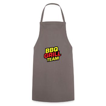 Grill Bbq BarbecueTeam - Kochschürze - Grau - Vorne - AI Model Male 185 dark (185cm)