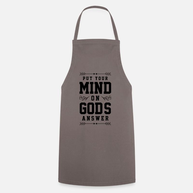 Bible Verses - Cooking Apron - grey