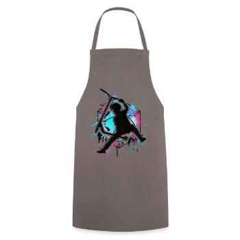 Colorful Stunt Scooter - Colored Stunt Scooter - Cooking Apron - grey - Front - AI Model Male 185 dark (185cm)