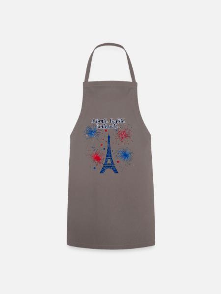 Liberté Egalité Fraternité - Tablier de cuisine - gris