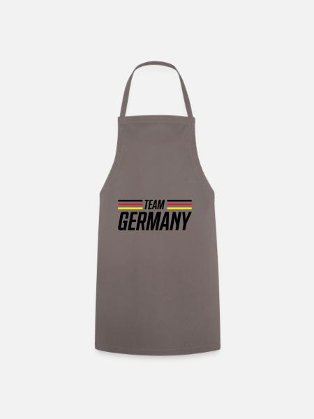 germany flagge deutschland team - Kochschürze - Grau