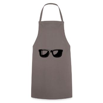 lunettes de soleil symbole lunettes - Tablier de cuisine - gris - Devant - AI Model Male 185 dark (185cm)