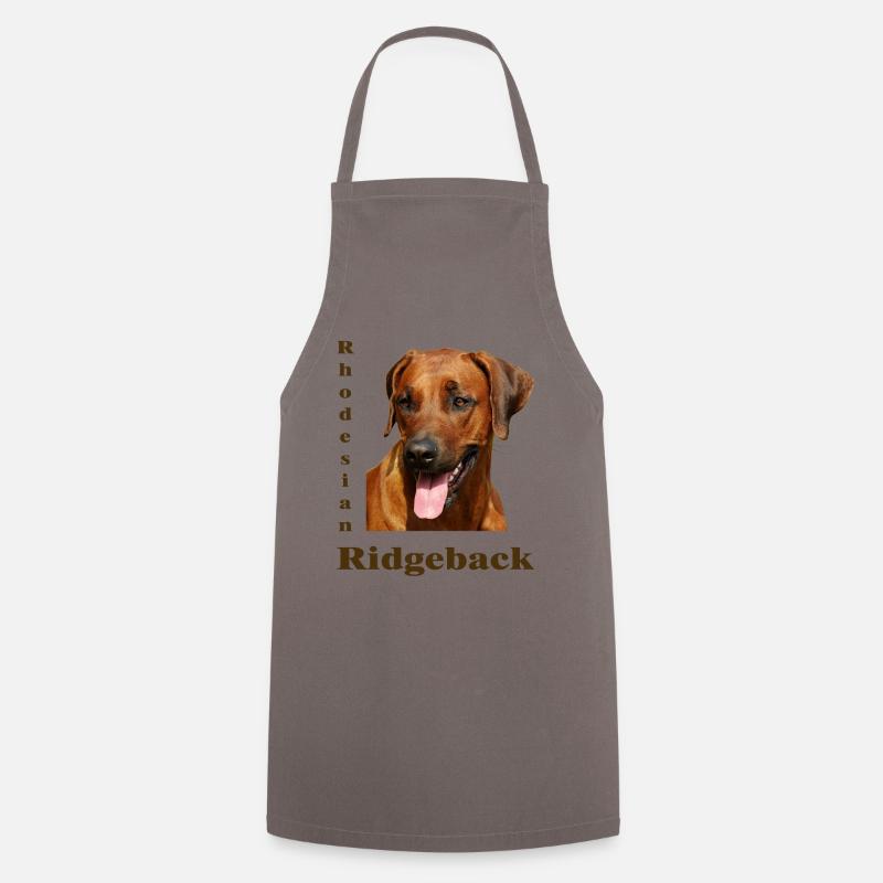 Rhodesian Ridgeback - Cooking Apron - grey